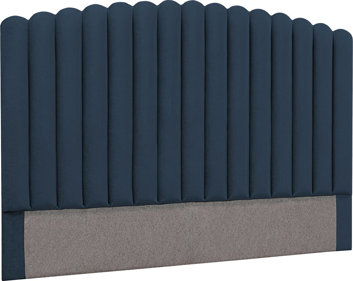 Bornholm sänggavel blå sammet