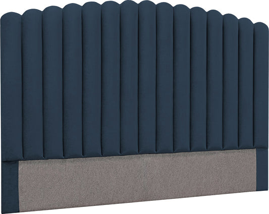 Bornholm sänggavel blå sammet