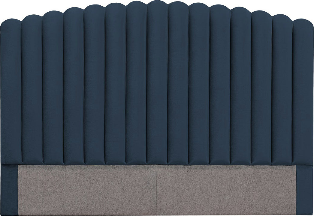 Bornholm sänggavel blå sammet