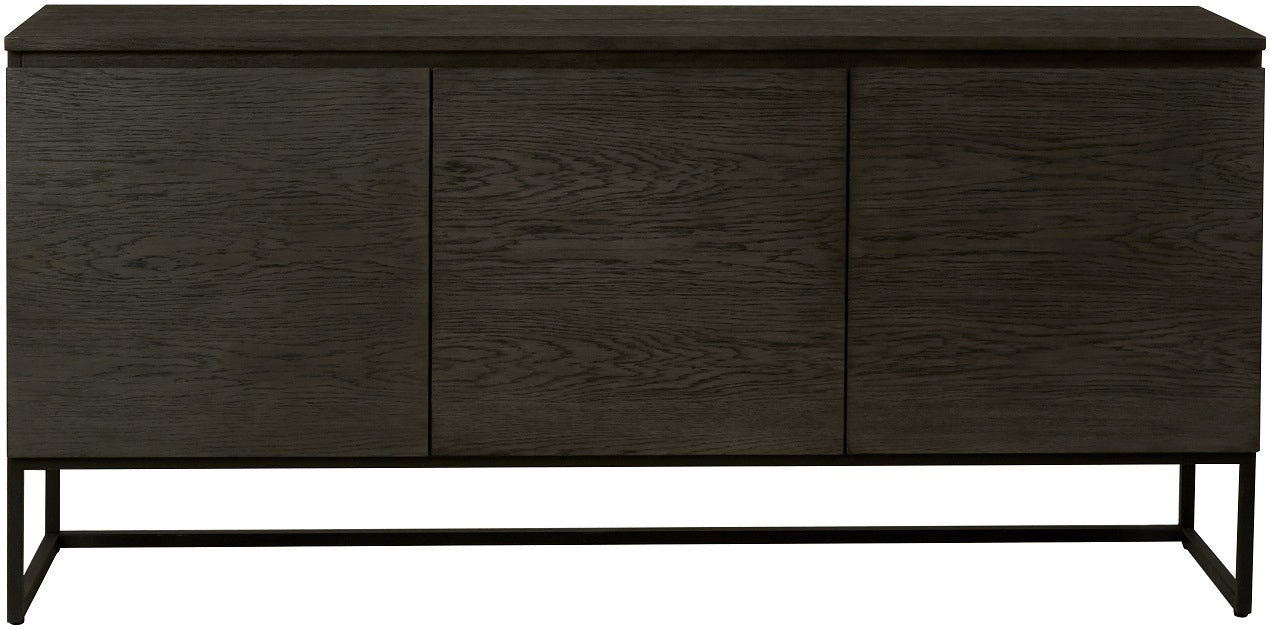 New York skänk i brunbetsad ek