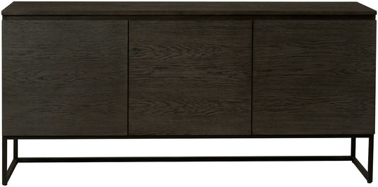 New York skänk i brunbetsad ek