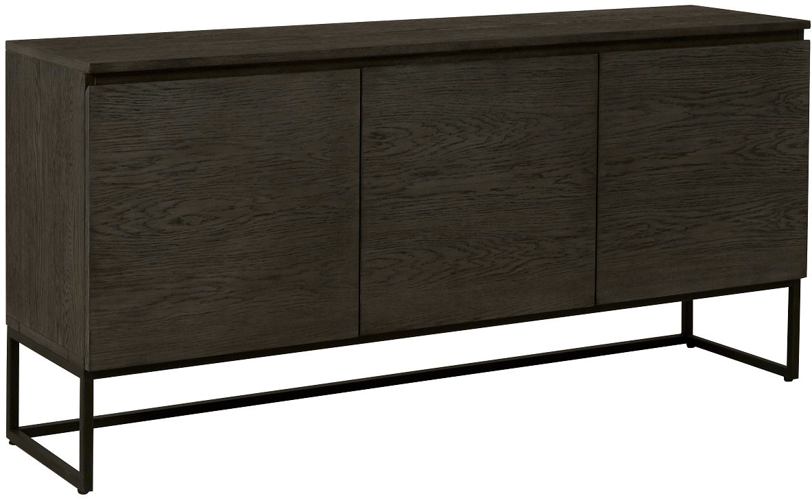 New York skänk i brunbetsad ek