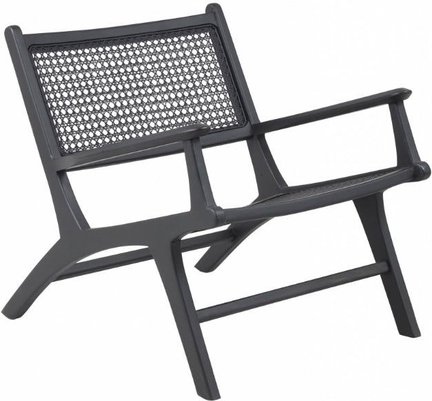 Linnea fåtölj - Svart/rotting