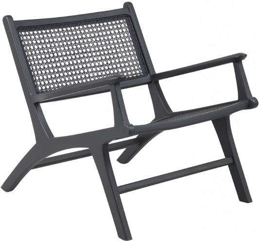 Linnea fåtölj - Svart/rotting