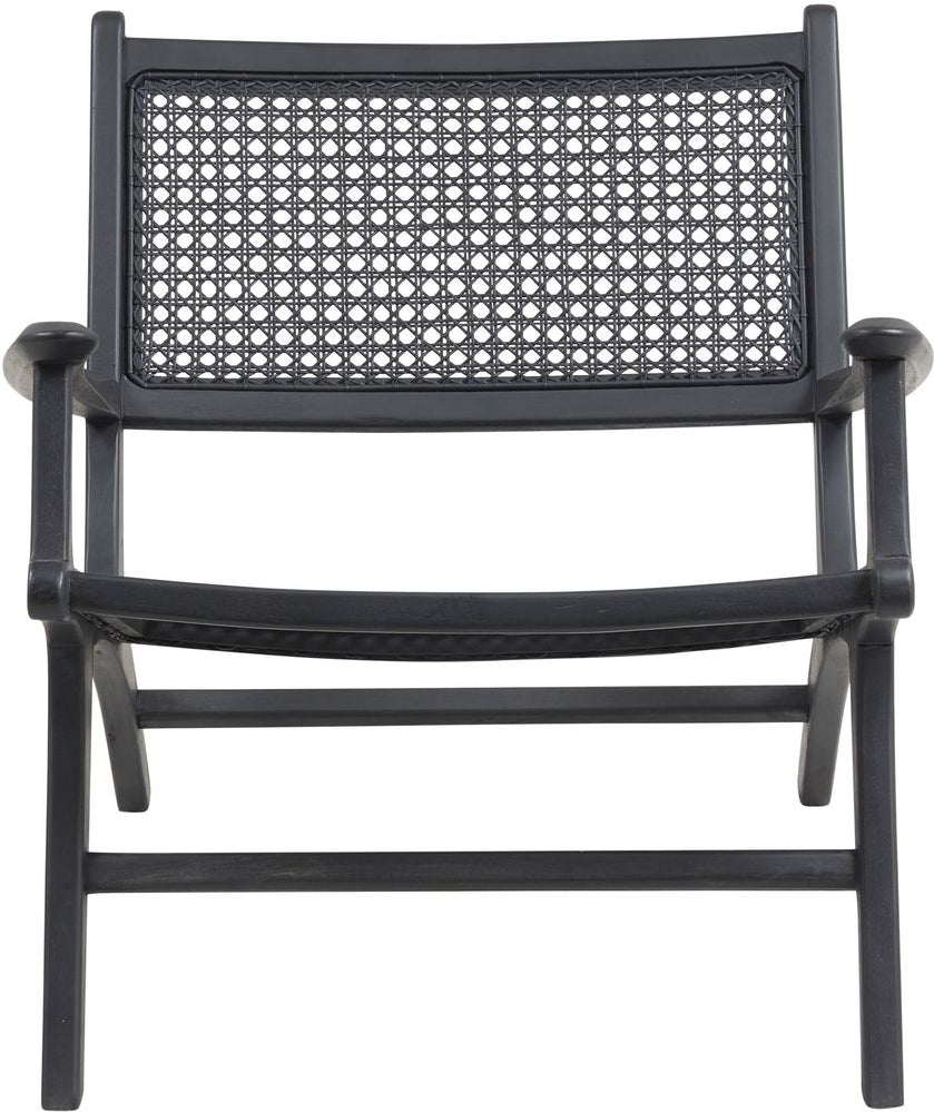 Linnea fåtölj - Svart/rotting