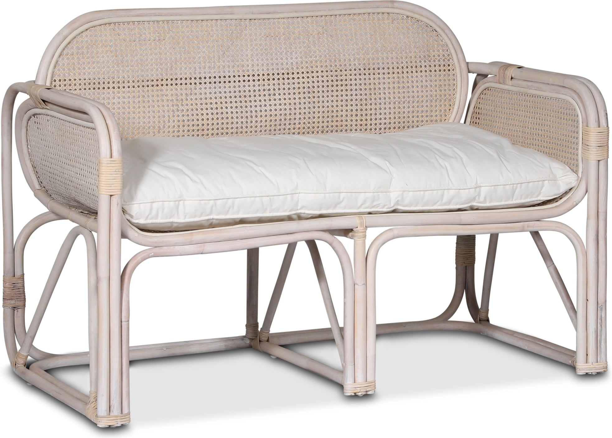 Glory Webbing 2-sits soffa i rotting - Whitewash