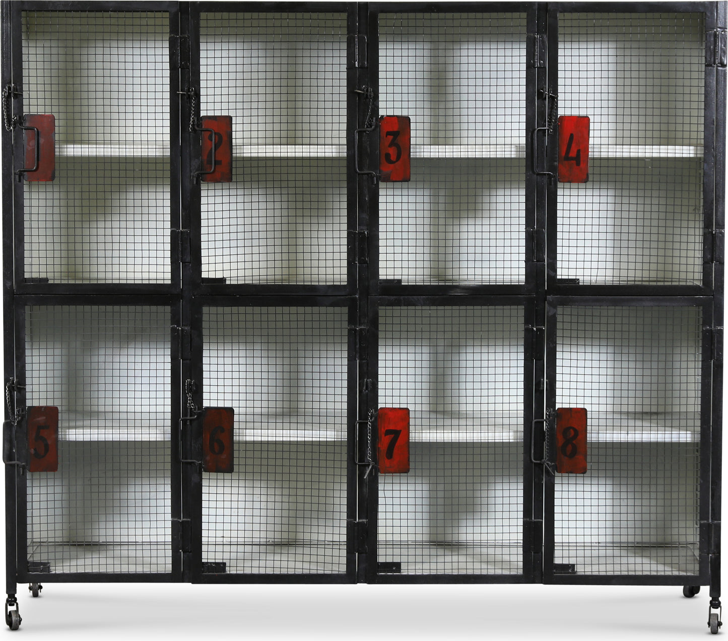 Vintage metallskåp 172x150 cm