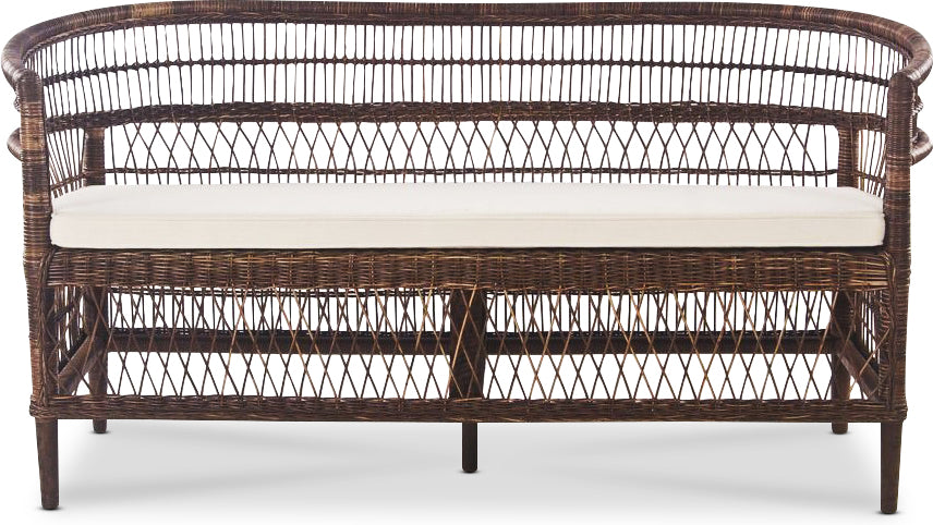 Tranum utesoffa i rotting - Brun