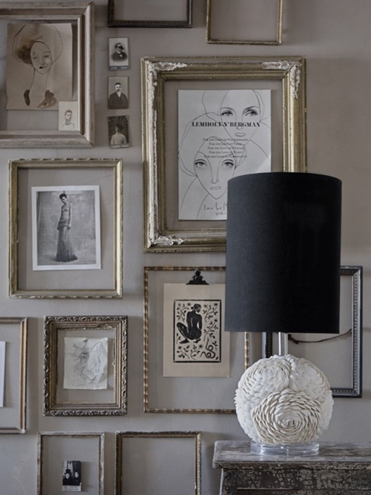 Cape Cod lampfot med snäckor