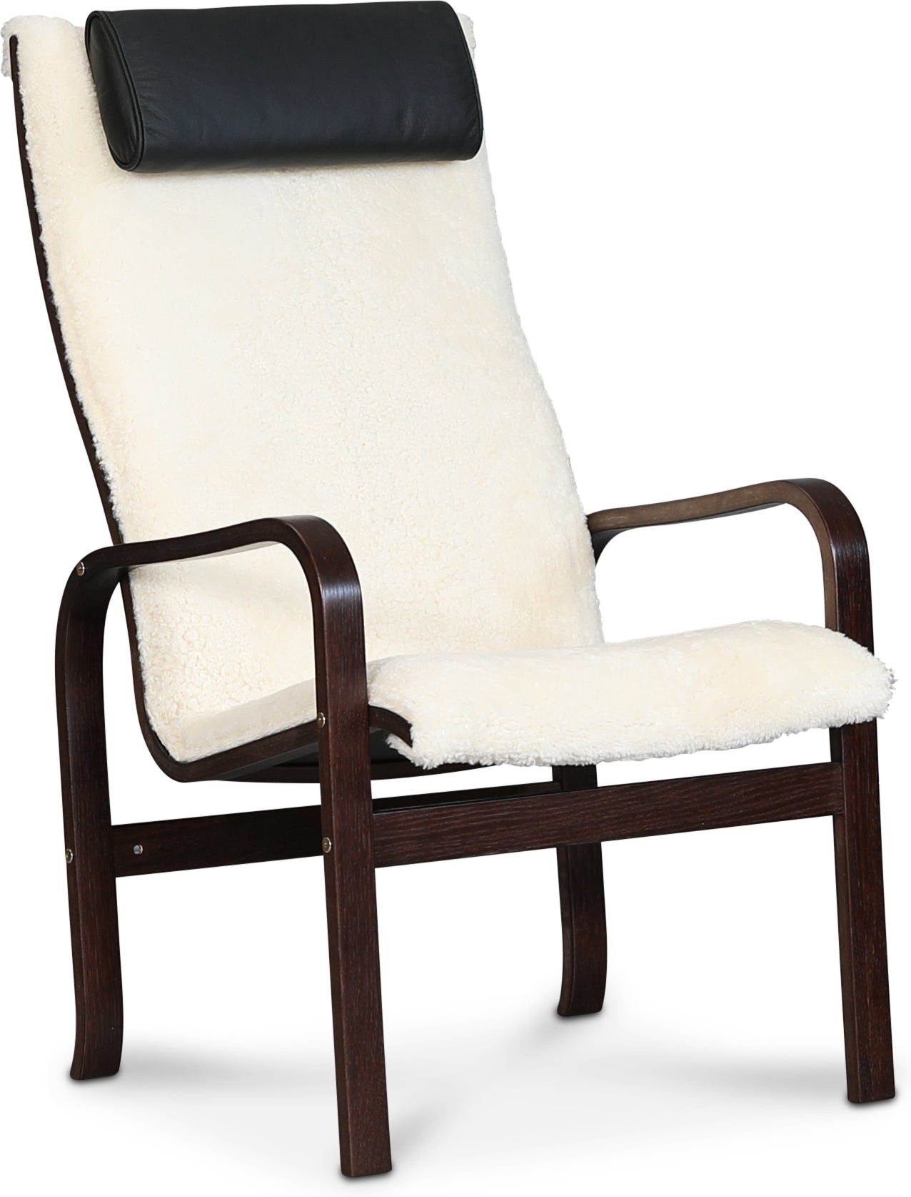 Fushion fåtölj i fårskinn