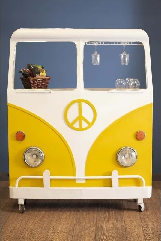 Vintage Bardisk med belysning