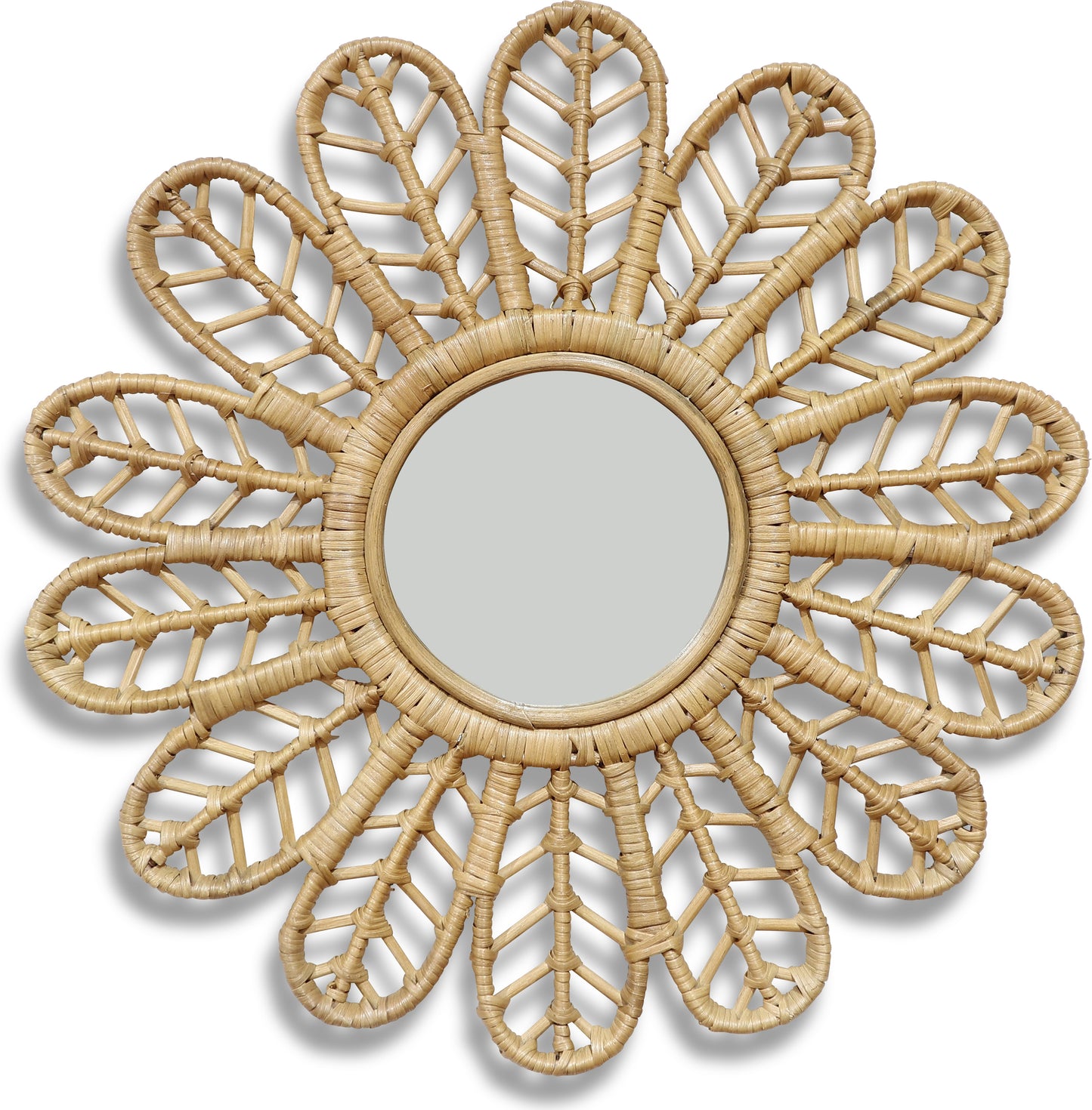 Peacock ljus rotting spegel Ø60 cm