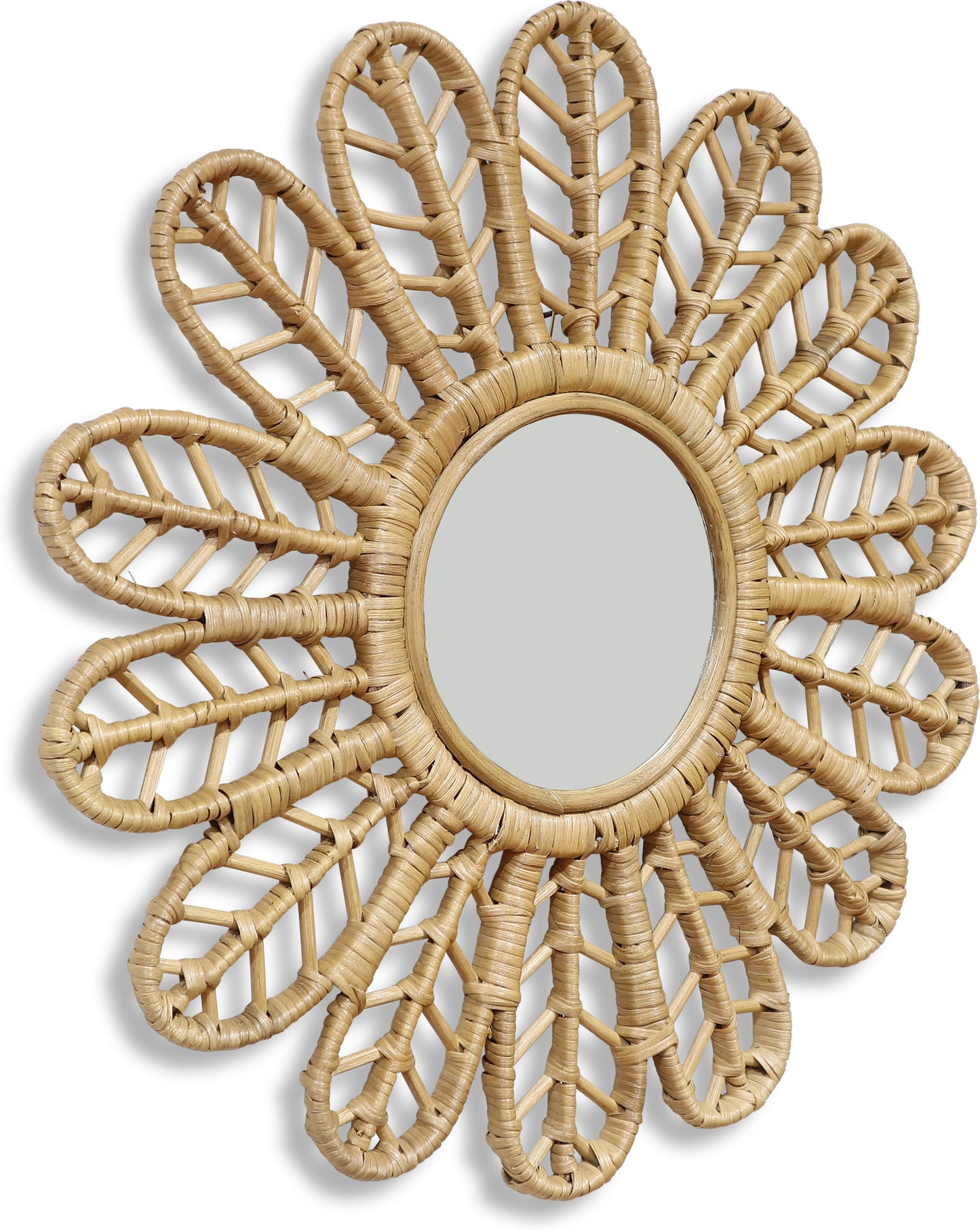 Peacock ljus rotting spegel Ø60 cm