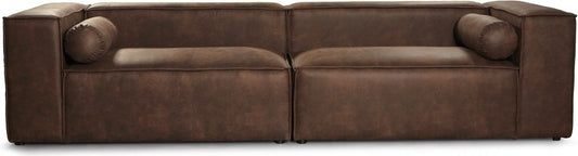 Madison XL soffa 300 cm - Matt velvet 34 Grön