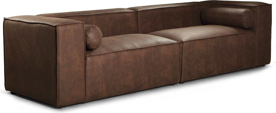 Madison XL soffa 300 cm - Matt velvet 63 Mörk dimrosa