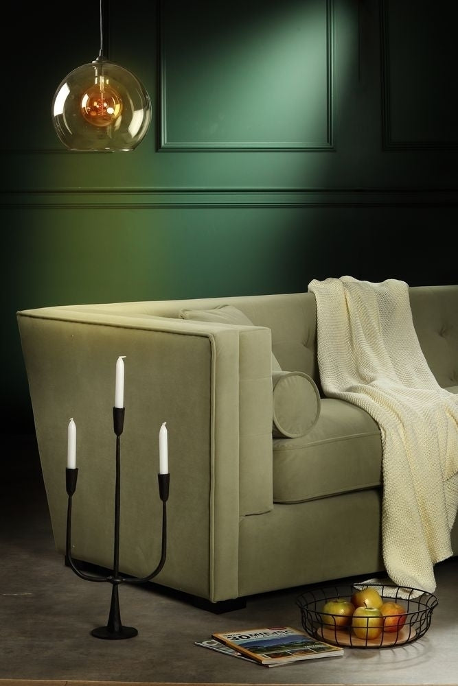 Baboo soffa 3-sits - Matt velvet 34 Grön