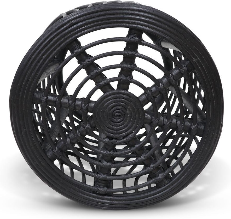 Heden soffbord set Ø60/40 cm - Rotting/svart