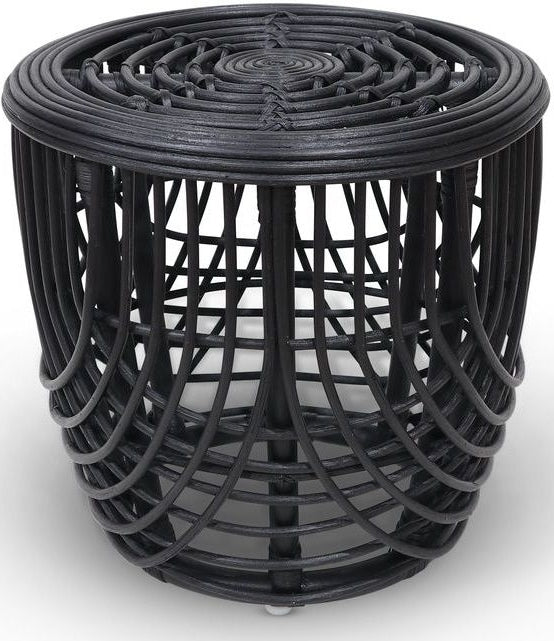 Heden soffbord set Ø60/40 cm - Rotting/svart