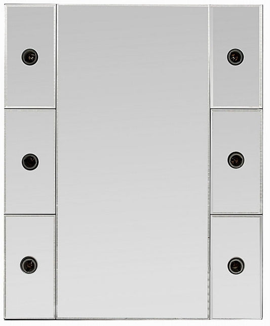 Babe sminkspegel med lamphållare