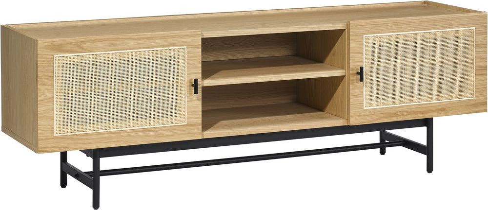 Othello mediabänk 160 cm - Ek/rotting