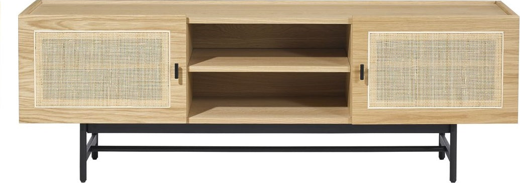 Othello mediabänk 160 cm - Ek/rotting