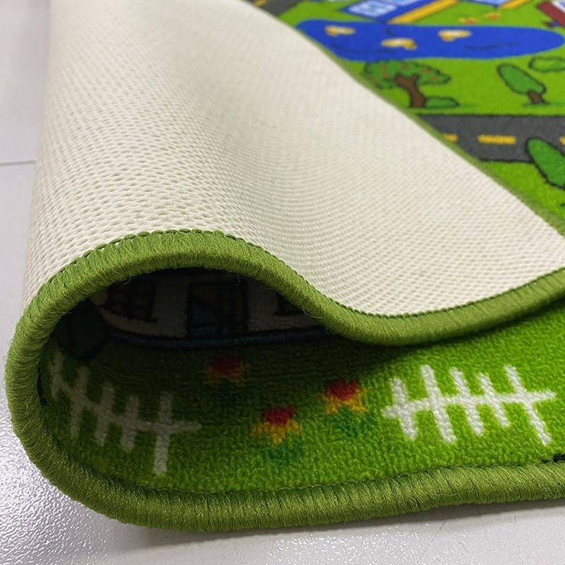 Barnmatta Trafikmatta 1 Tuftad - 133x175 cm