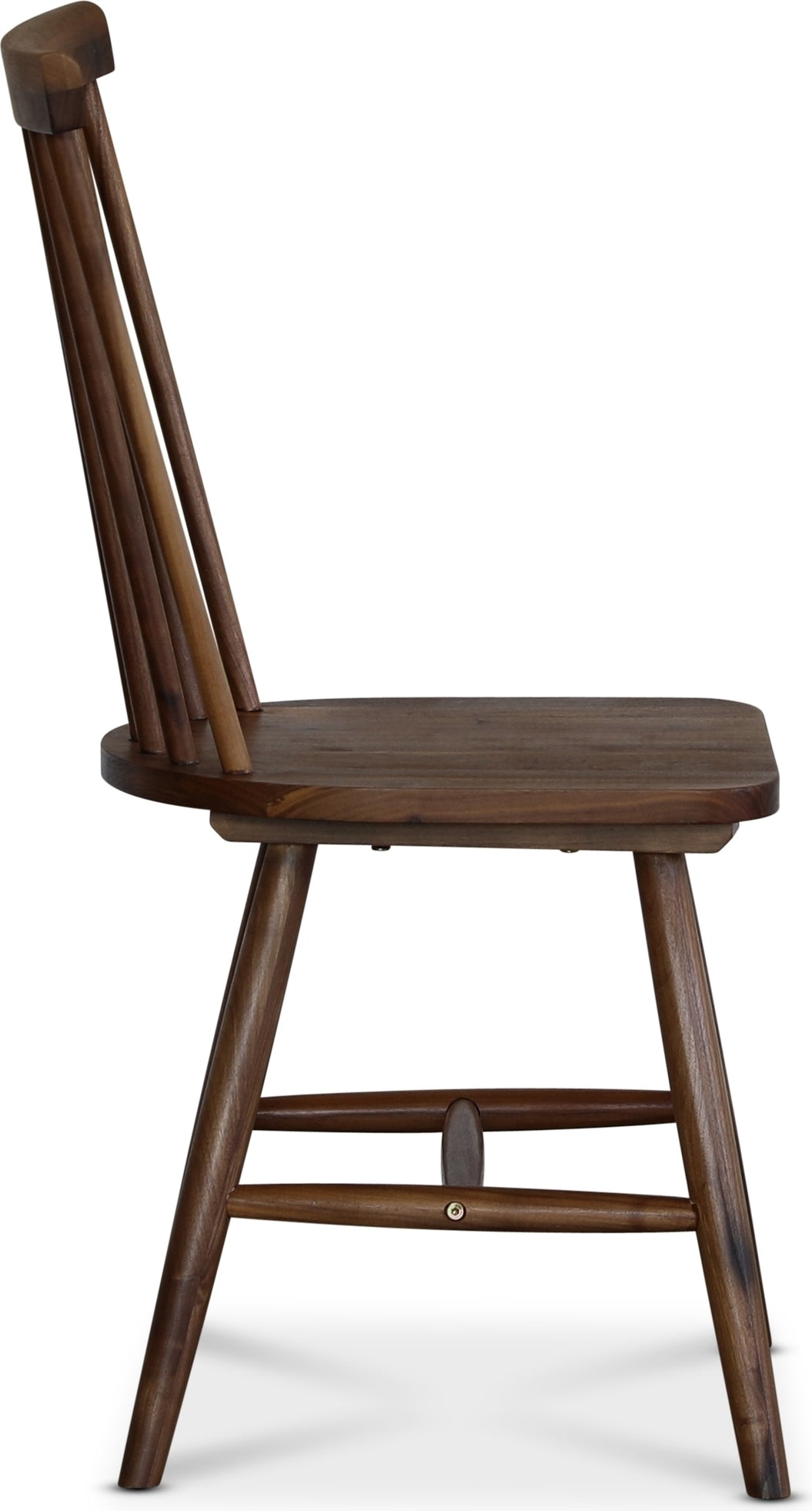 Karl pinnstol i massiv valnöt