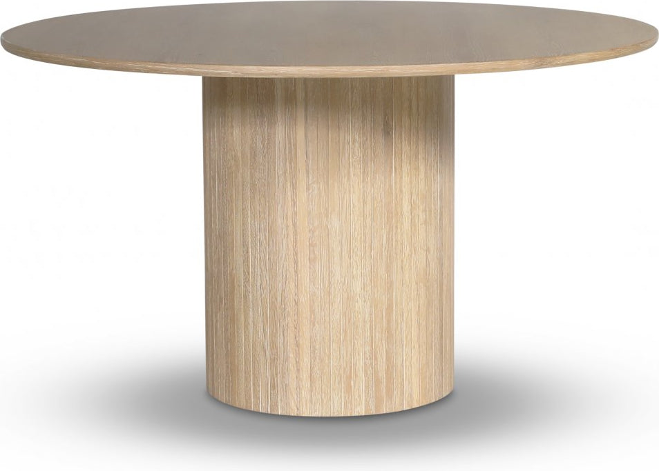 Nova runt matbord Ø130 cm - Whitewash Kolli 1