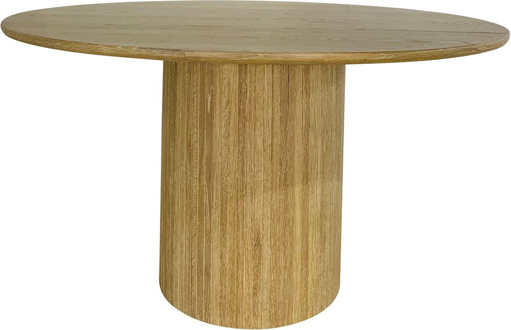 Nova runt matbord Ø130 cm - Whitewash Kolli 2