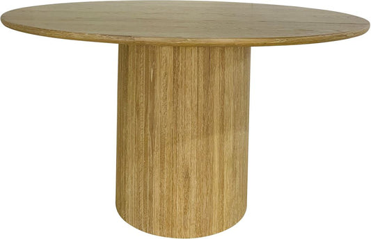 Nova runt matbord Ø130 cm - Whitewash Kolli 2