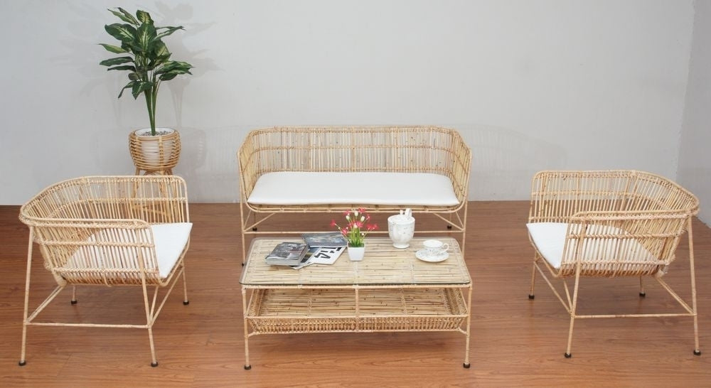 Galice rotting fåtölj med dyna