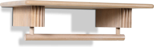 Posh hatthylla 80 cm - Whitewash