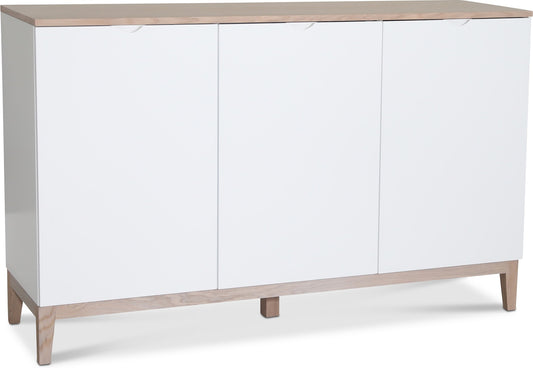 Borgholm sideboard - Vit / Ek