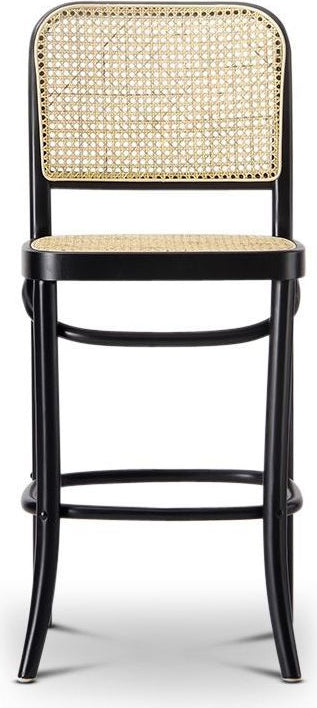 Balbao svart barstol med rotting