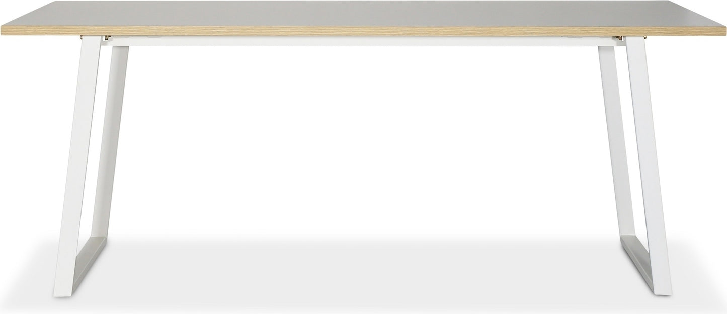 Edge matbord 190x90 - Vit Högtryckslaminat (HPL)