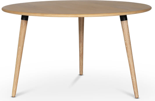 Omni runt matbord i whitewash Ø130 cm
