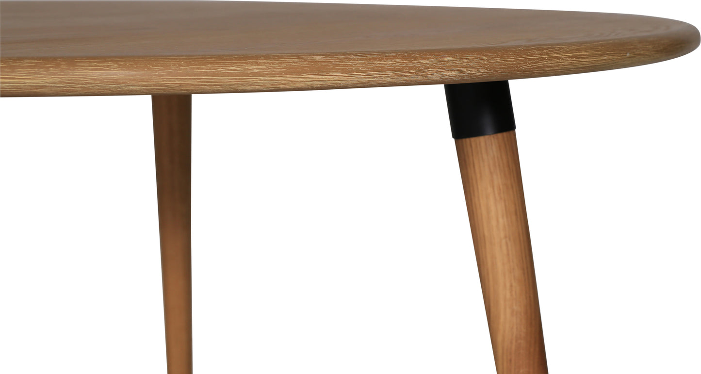 Omni runt matbord i oljad ek Ø130 cm