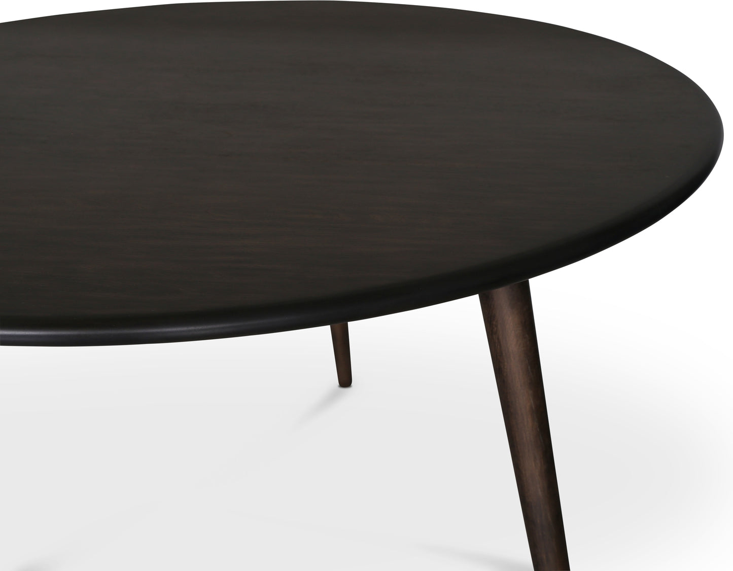 Omni runt matbord i rökfärgad ek Ø130 cm