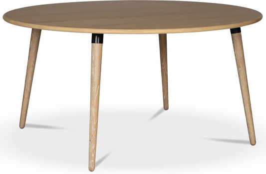 Omni runt matbord i whitewash Ø150 cm