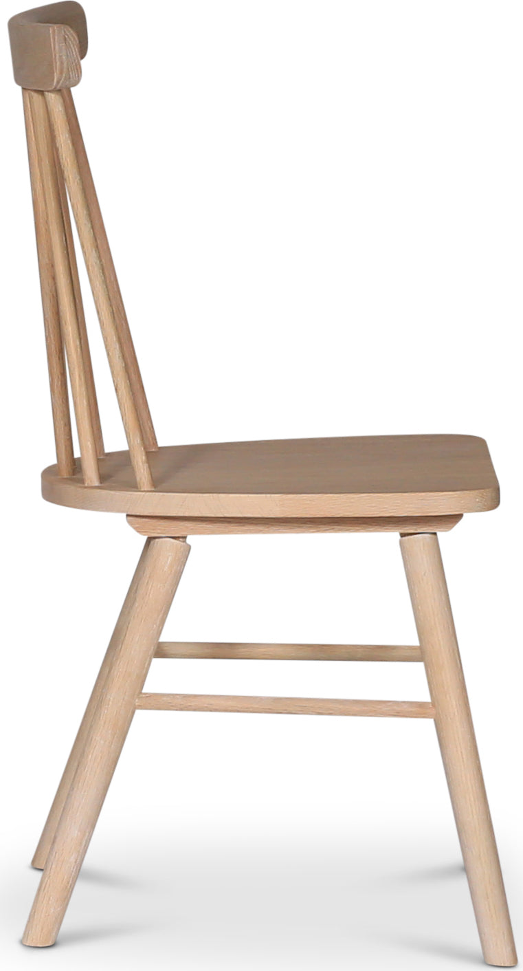 Orust pinnstol whitewash ek