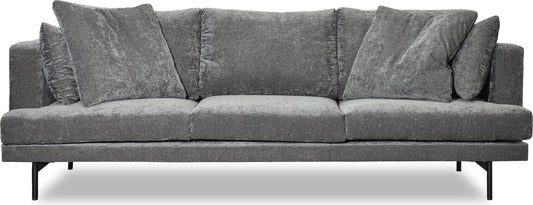 Smilla 3-sits soffa i grått tyg