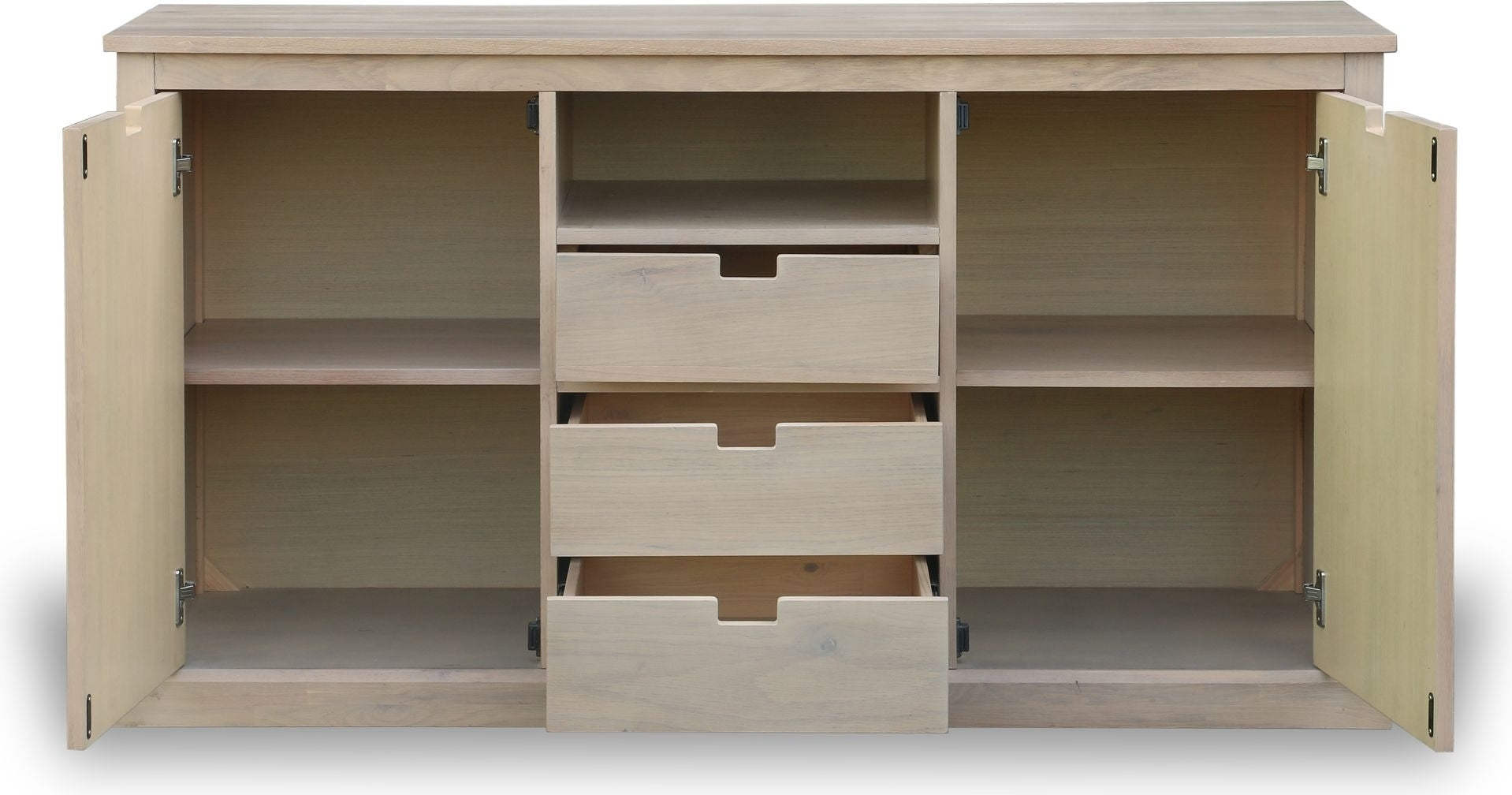 Fårö sideboard i whitewash ek