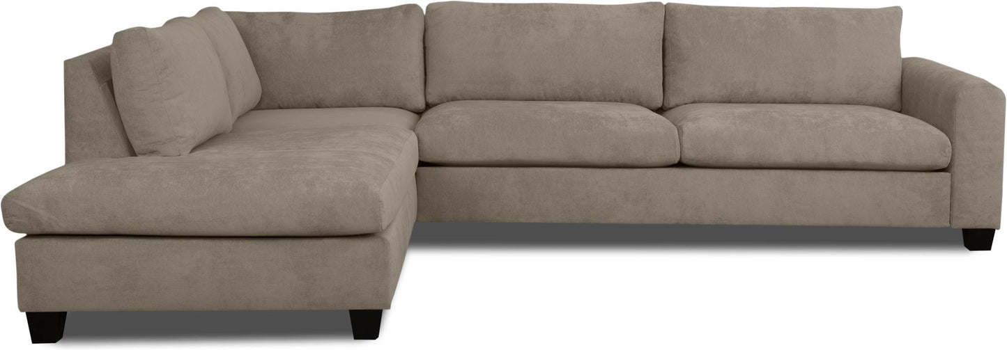 Vitskär divansoffa vänstervänd - Beige