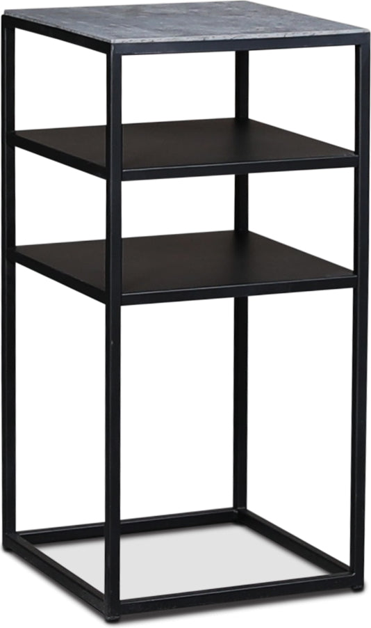 Style bedsidetable top marble vaneer
