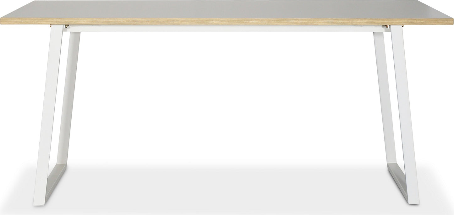 Edge matbord 140x90 - Vit Högtryckslaminat (HPL) - Kolli 1