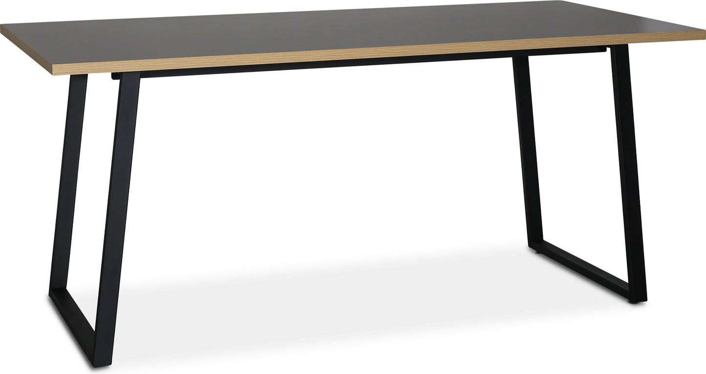 Edge matbord 140x90 - Grå Högtryckslaminat (HPL) - Kolli 2