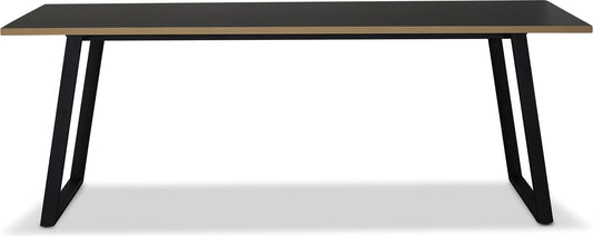 Edge matbord 240x90 - Svart Högtryckslaminat (HPL) - Kolli 2