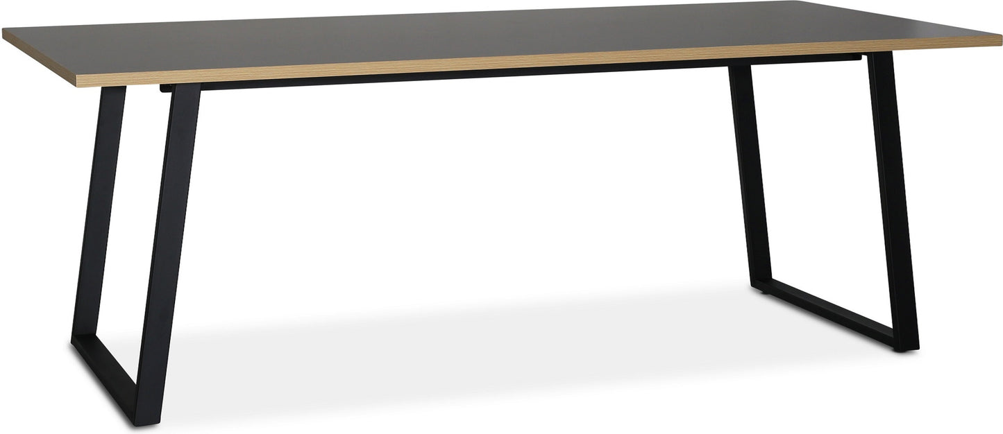 Edge matbord 240x90 cm - Grå Högtryckslaminat (HPL) - Kolli 1