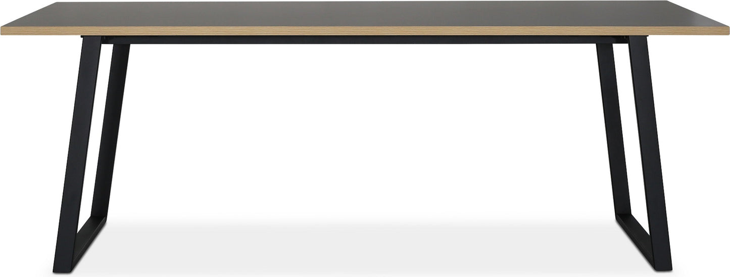 Edge matbord 240x90 cm - Grå Högtryckslaminat (HPL) - Kolli 1