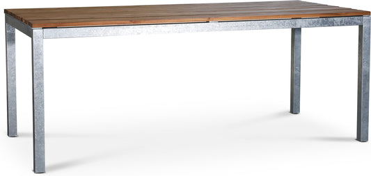 Alva utebord stål teak 190 cm - Kolli 2
